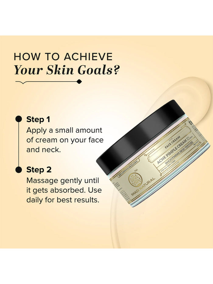 Khadi Natural Acne Pimple Cream (50g)