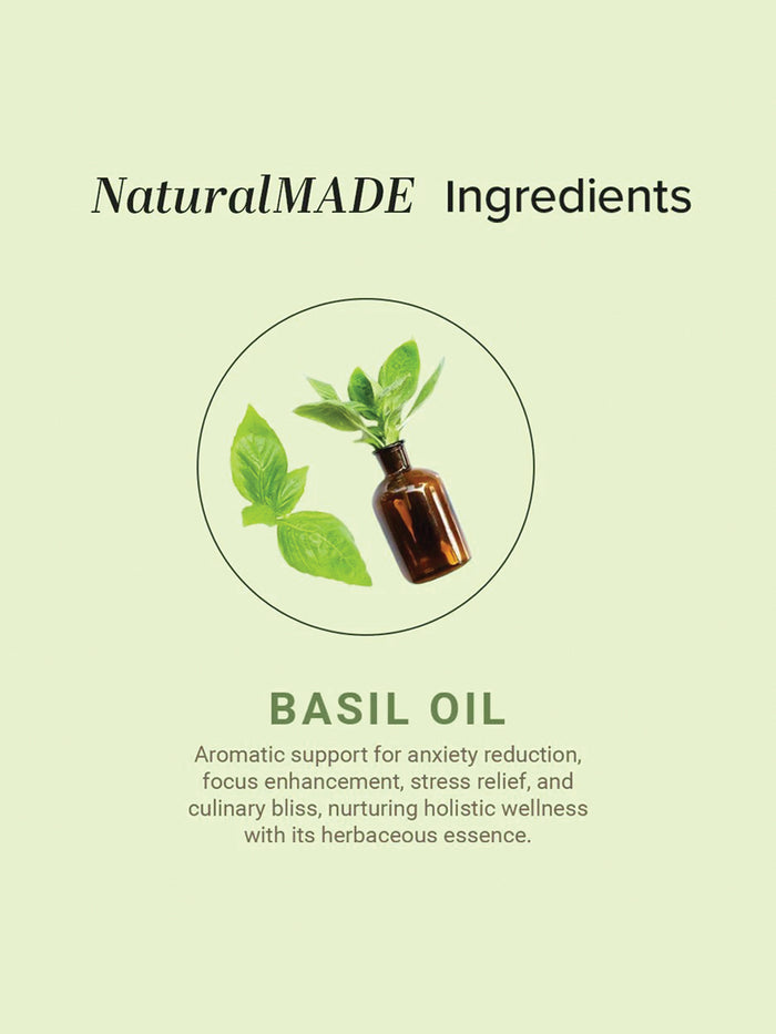 Khadi Natural Basil Essential Oil (15ml)