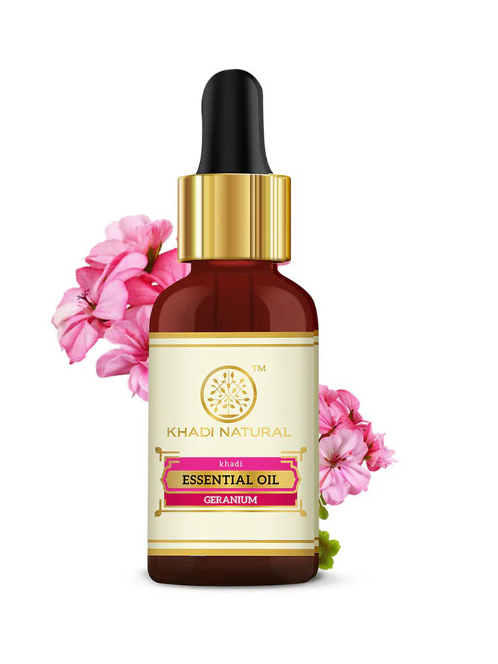 Khadi Natural Geranium Essential Oil (15ml)