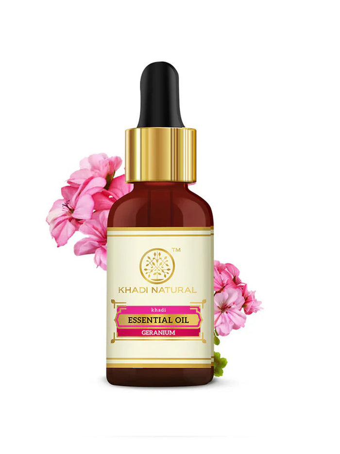 Khadi Natural Geranium Essential Oil (15ml)