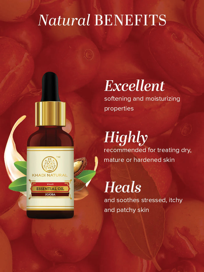 Khadi Natural Jojoba Essential Oil (15ml)
