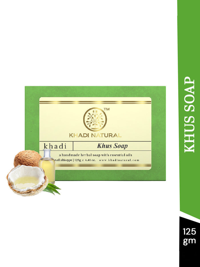 Khadi Natural Khus Soap (125g)