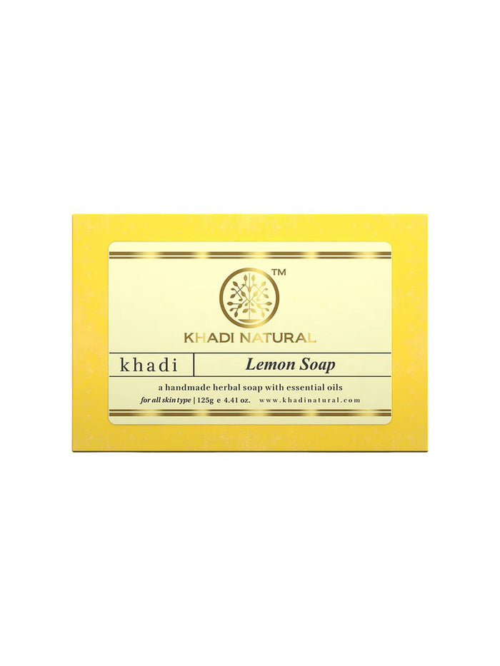 Khadi Natural Lemon Soap (125g)