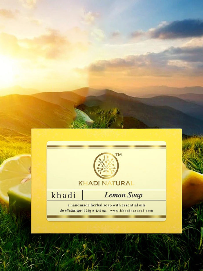 Khadi Natural Lemon Soap (125g)