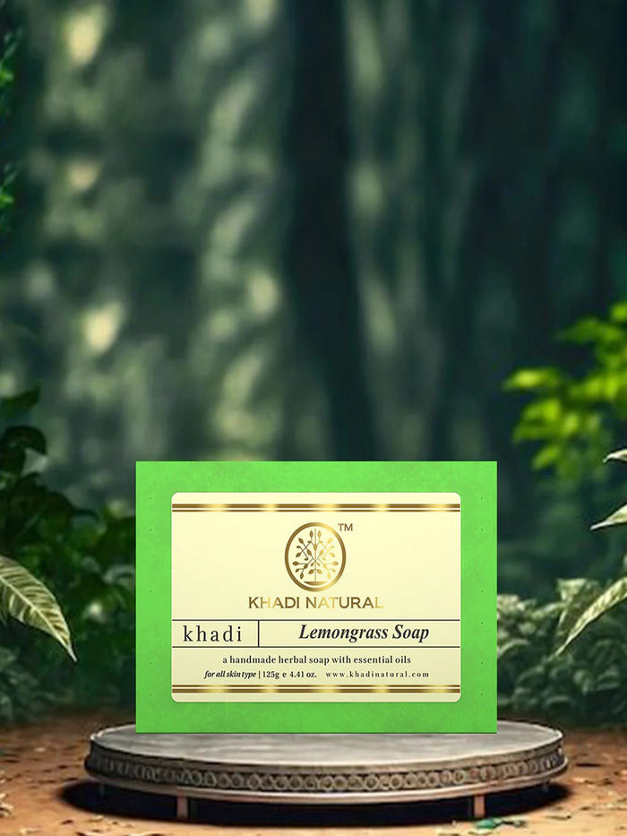 Khadi Natural Lemongrass Soap (125g)