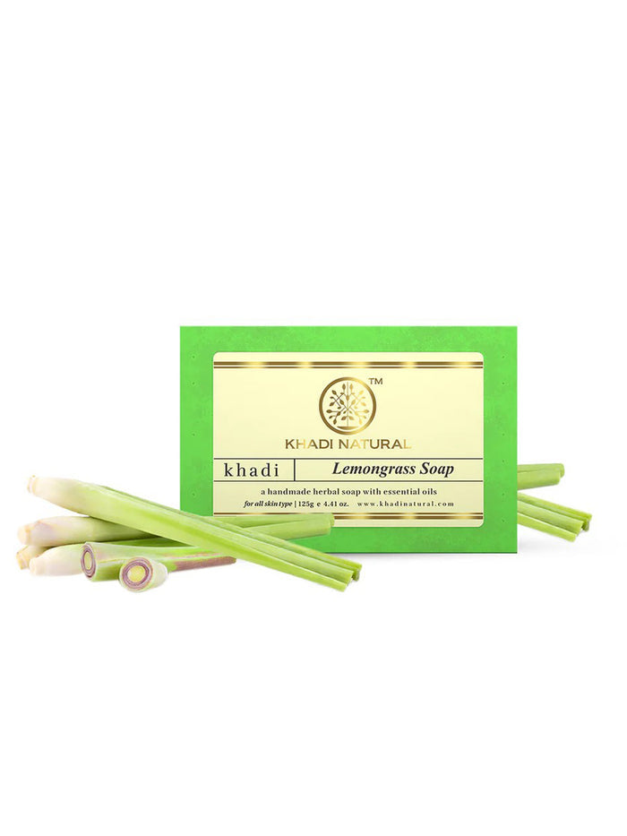 Khadi Natural Lemongrass Soap (125g)