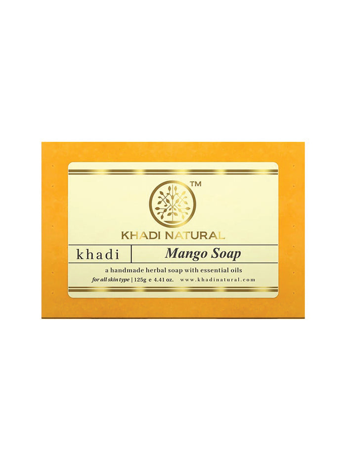 Khadi Natural Mango Soap (125g)