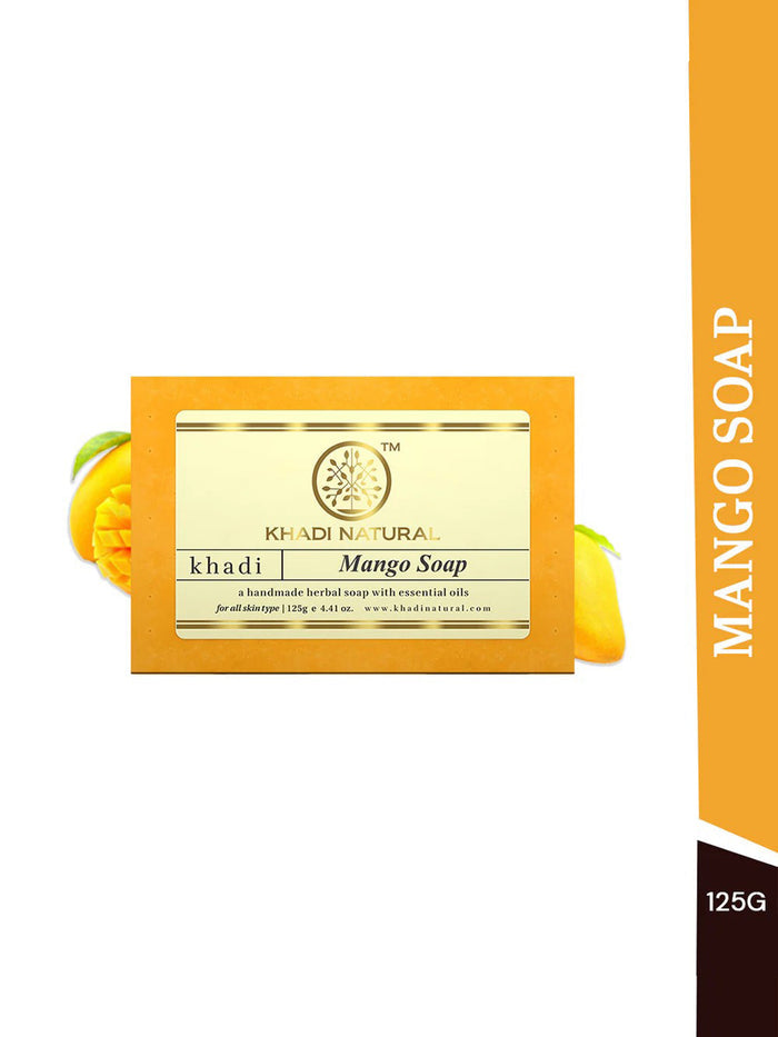 Khadi Natural Mango Soap (125g)