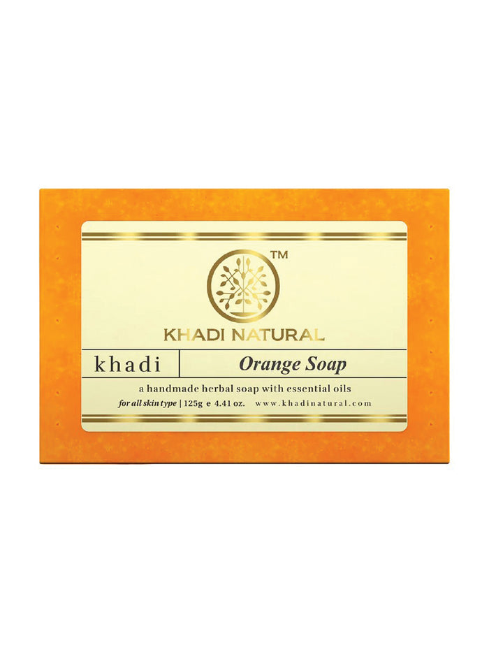 Khadi Natural Orange Soap (125g)