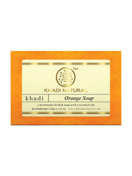 Khadi Natural Orange Soap (125g)