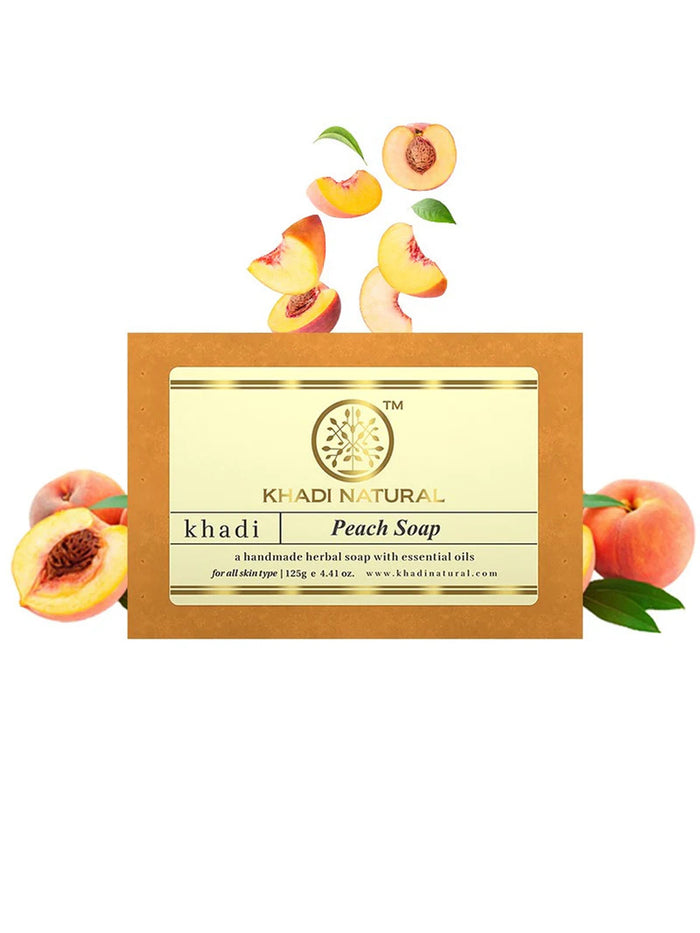 Khadi Natural Peach Soap (125g)