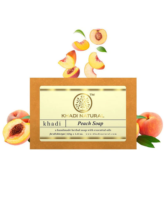 Khadi Natural Peach Soap (125g)