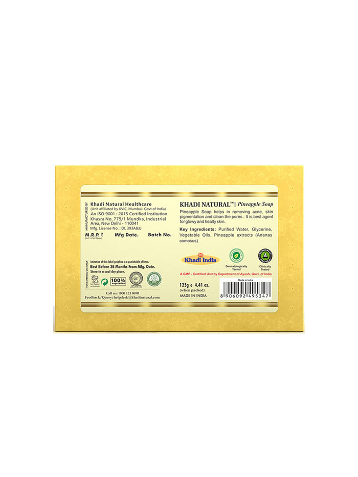 Khadi Natural Pineapple Soap (125g)