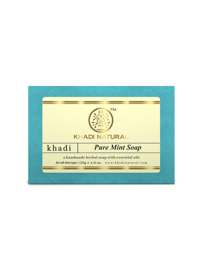Khadi Natural Pure Mint Soap (125g)