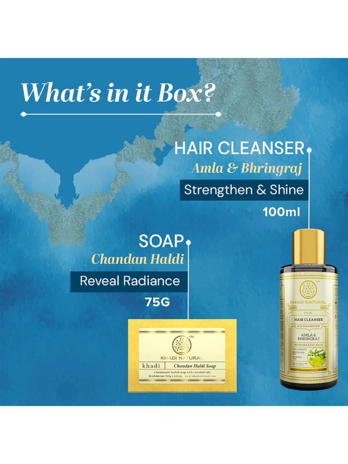 Khadi Natural Refreshing Bath Kit