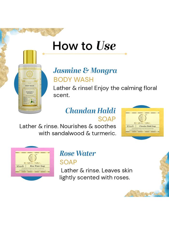 Khadi Natural Refreshing Bath Kit