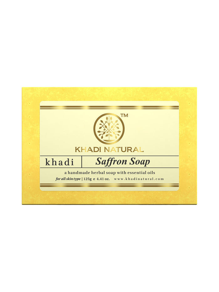 Khadi Natural Saffron Soap (125g)