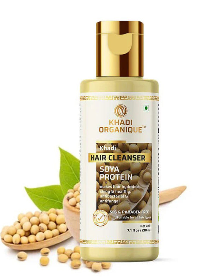 Khadi Natural Soya Protein Hair Cleanser (210ml)