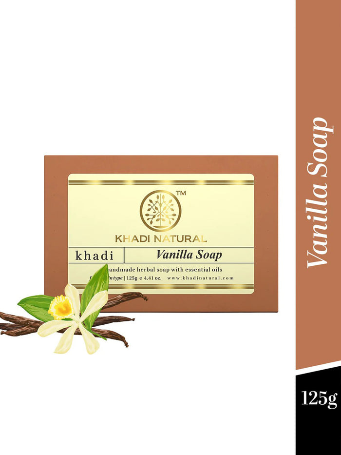 Khadi Natural Vanilla Soap (125g)