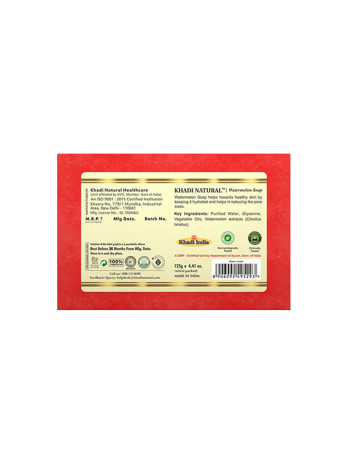 Khadi Natural Watermelon Soap (125g)