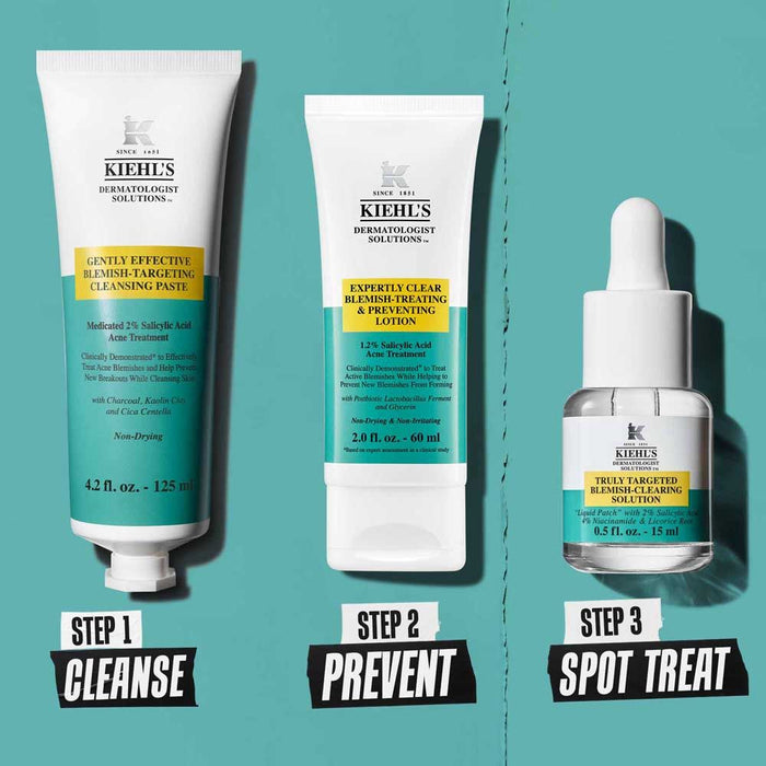 Kiehl's 2025 Acne Cleanser Row/ Gently Effective Blemish Targeting Cleansing Paste