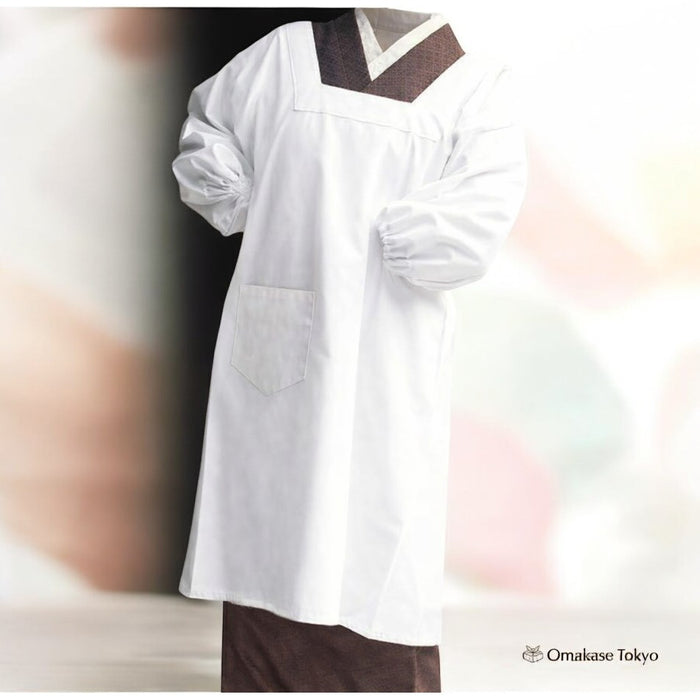 KIMONOMACHI Original Kimono Apron (White)