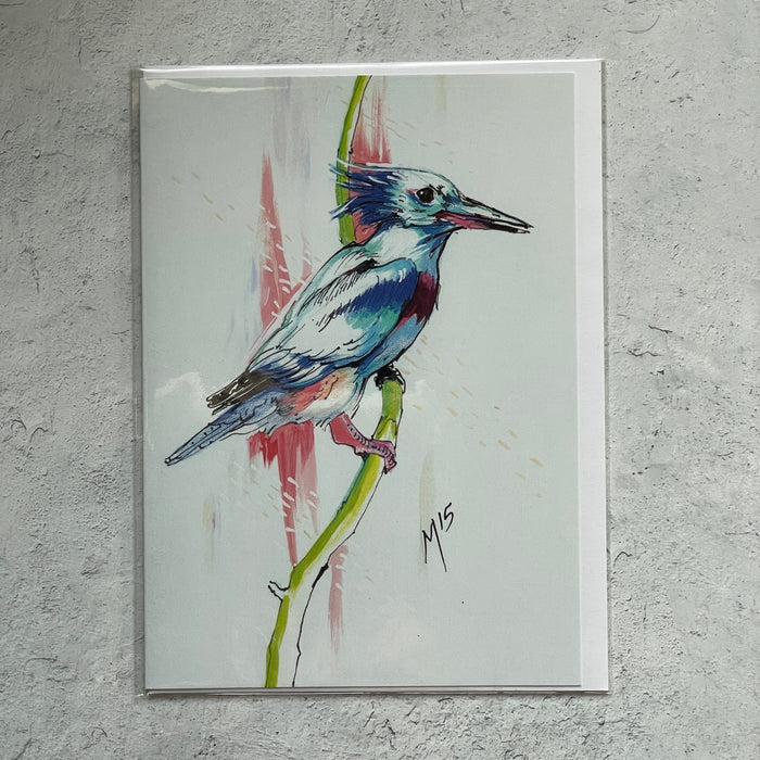Kingfisher Card