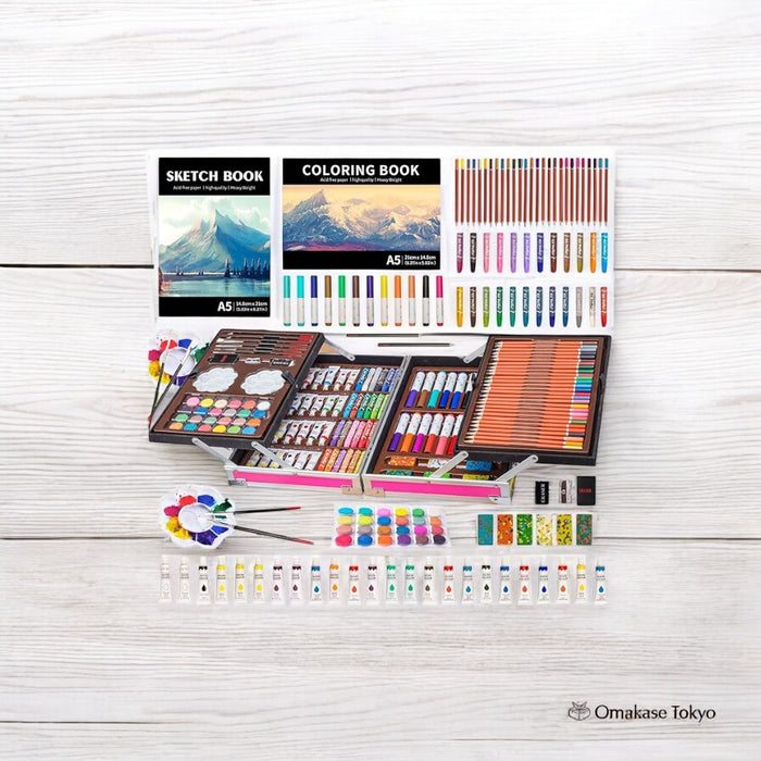 KINSPORY 139-Piece Deluxe Art & Craft Painting Set