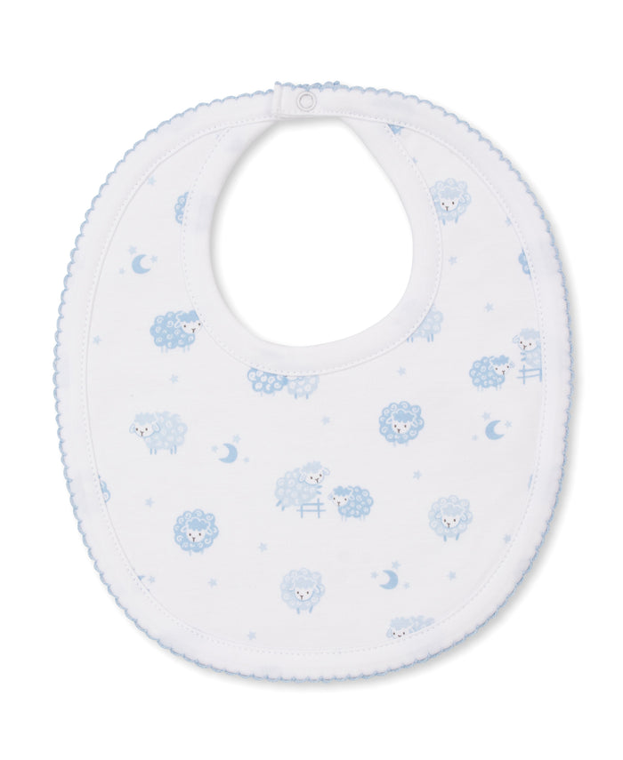 Kissy Kissy - Bib - Baa Baa Sheep Blue