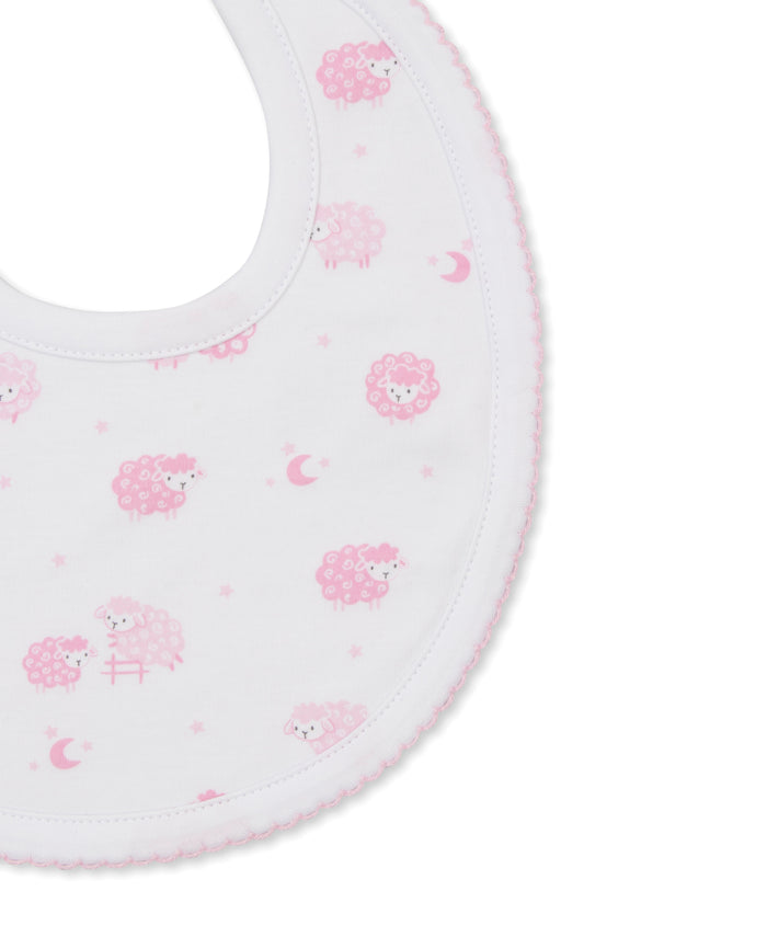 Kissy Kissy - Bib - Baa Baa Sheep Pink