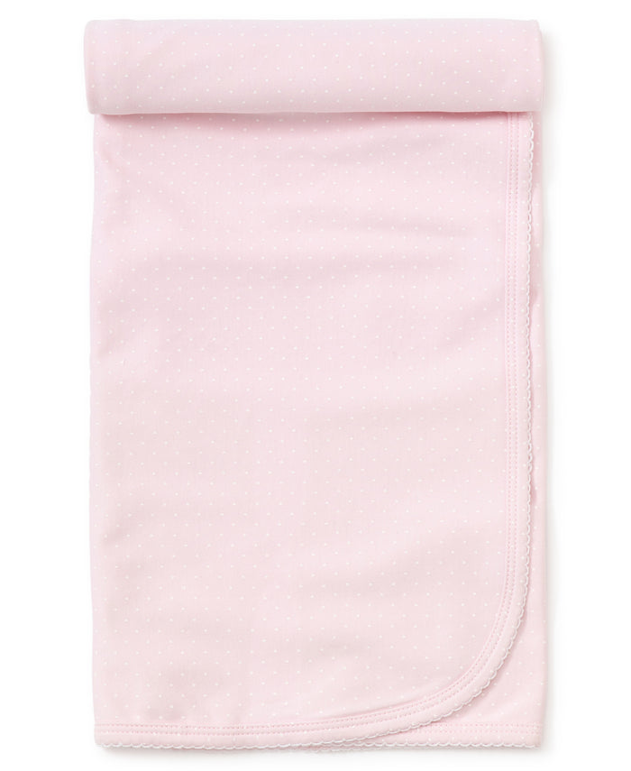 Kissy Kissy - Blanket - Pink with White Dots