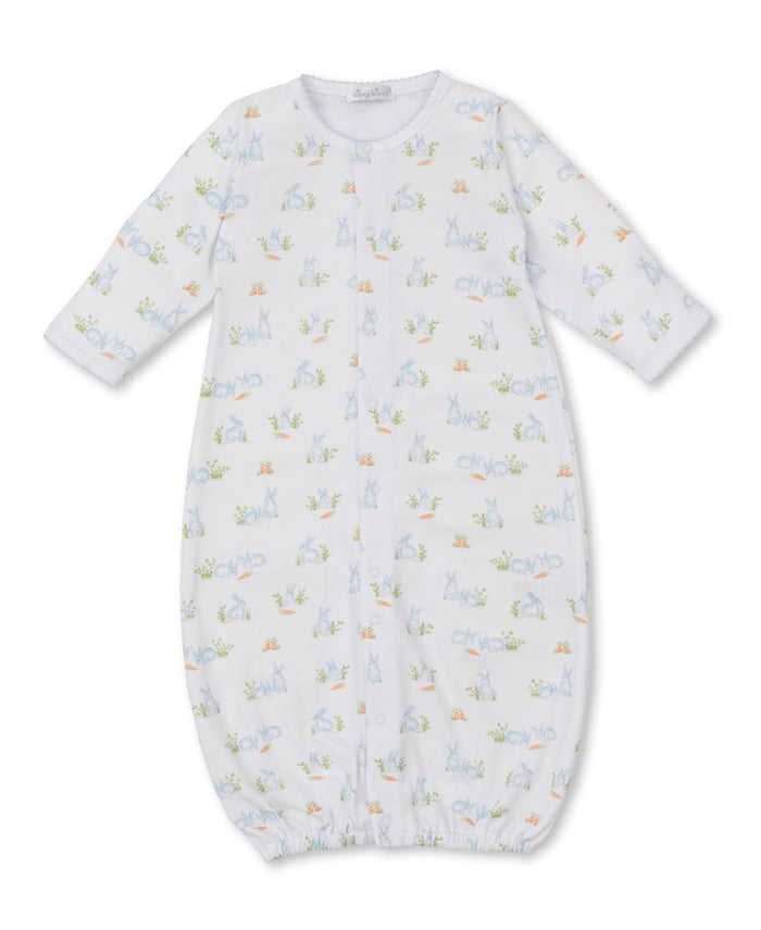 Kissy Kissy - Converter Gown - Baby Bunny Patch Blue