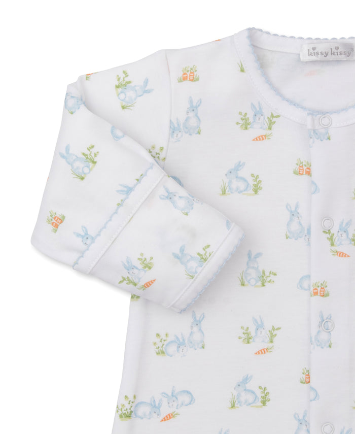 Kissy Kissy - Converter Gown - Baby Bunny Patch Blue
