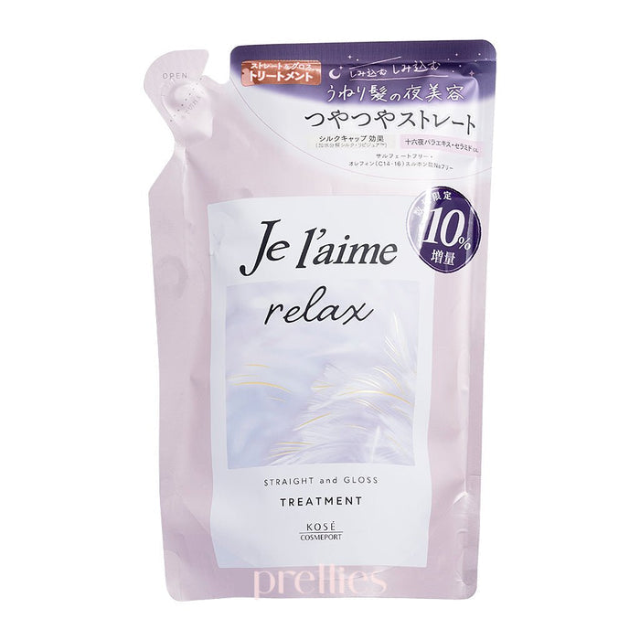 KOSE Je l'aime Relax treatment - Straight and Gloss (Refill) 374ml
