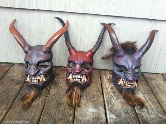 KRAMPUS MASKS- FINISHED
