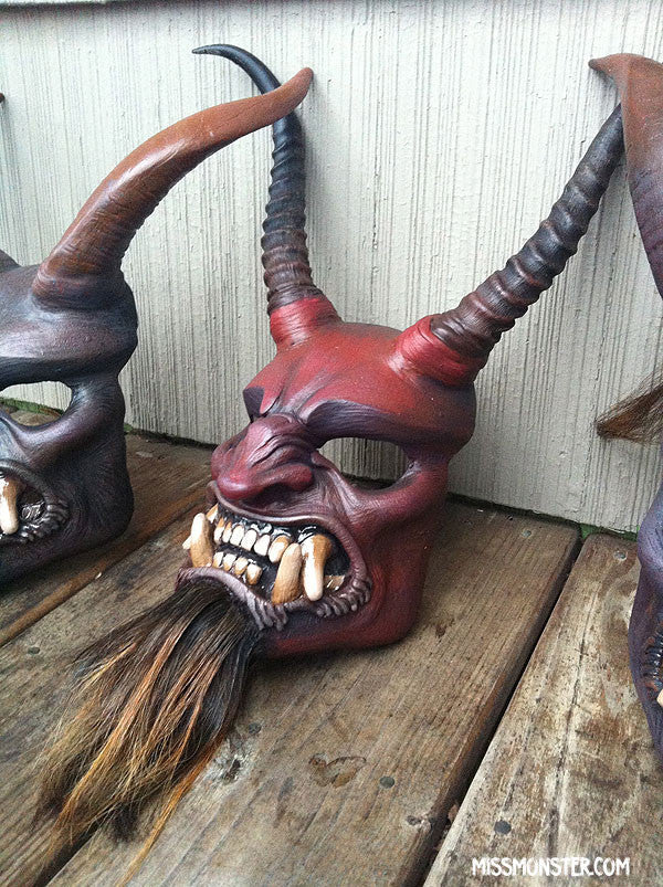 KRAMPUS MASKS- FINISHED