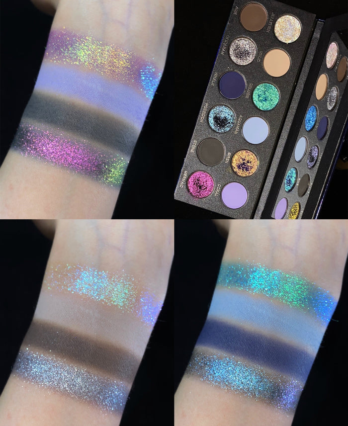 KRYPTEIN COSMETICS ATLANTIS 12-Color Chameleon Eyeshadow Palette T4214