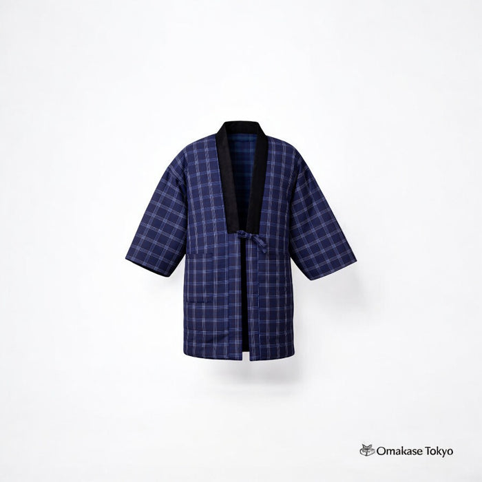 Kurume Handmade Men’s Hanten- Blue