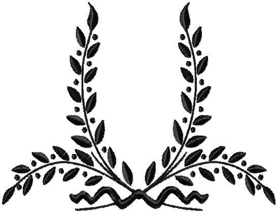 Laurel Leaf Mono Frame