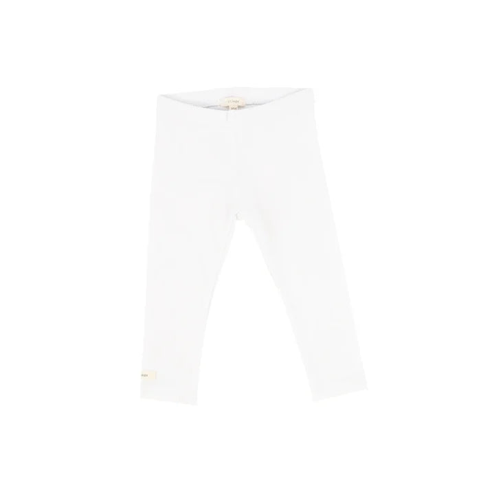 leggings long - pure white