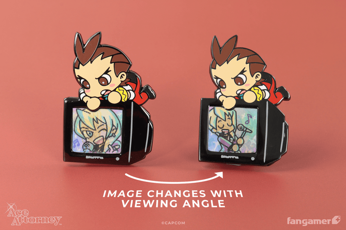 Let's Rock! Lenticular Pin