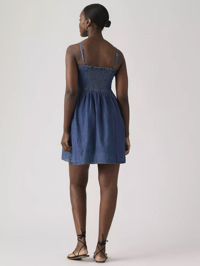 LEVI'S JADINE DENIM DRESS - UNTURNED STONE DRESSES LEVI'S