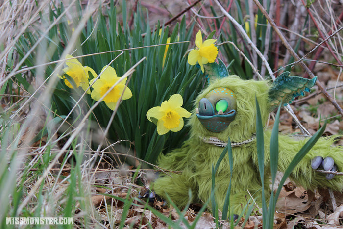 LIME THE PORKBAT- OOAK DOLL