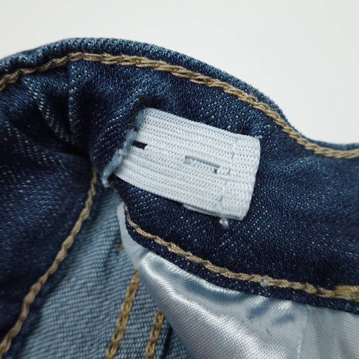 Little Boys Elastic Band Straight Fit Soft Denim Slim Jeans