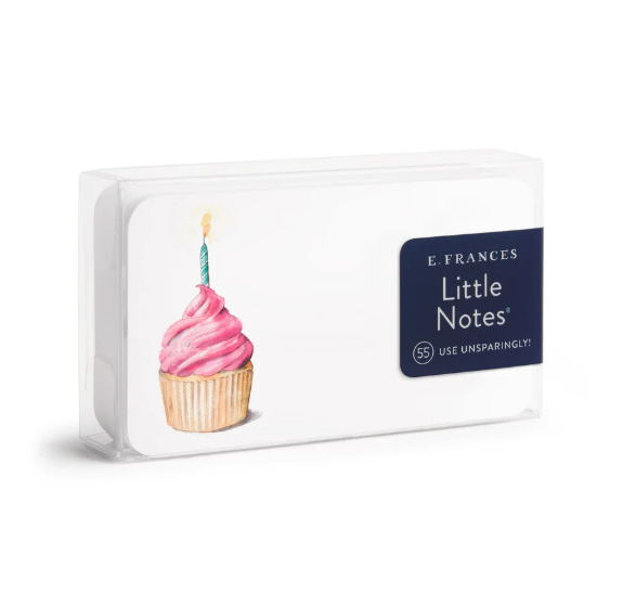 Little Notes Pink Cupcake Paper in at Wrapsody