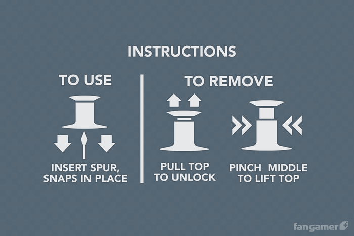 Locking Pin Backs