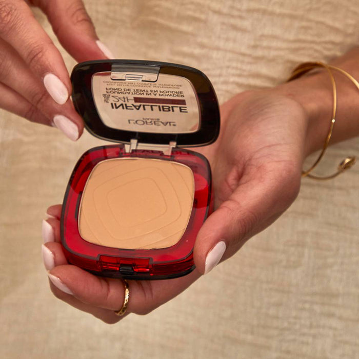 LOREAL INFALLIBLE Up 24H Fresh Wear Foundation In A Powder بودرة الأساس من لوريال بارس