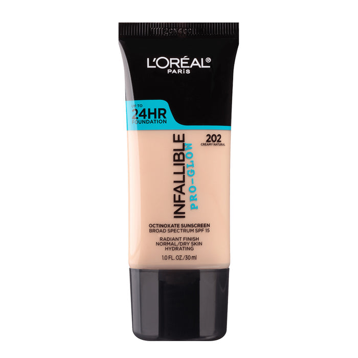 LOREAL PARIS Infallible Pro Glow Octinoxate Sunscreen spf15 كريم اساس كلو من  لوريال