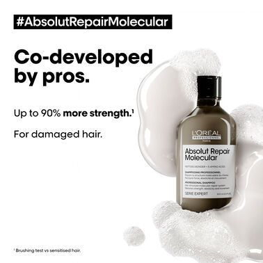 L’Oréal Professionnel Absolut Repair Molecular Shampoo, Serum & Leave-In Mask Trio