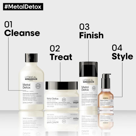 L’Oréal Professionnel Metal Detox Routine Bundle (Shampoo, Mask & Oil)